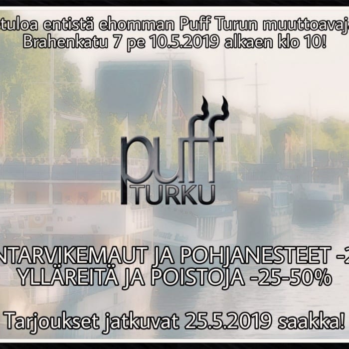Puff Turun muuttoavajaiset 10.5.2019